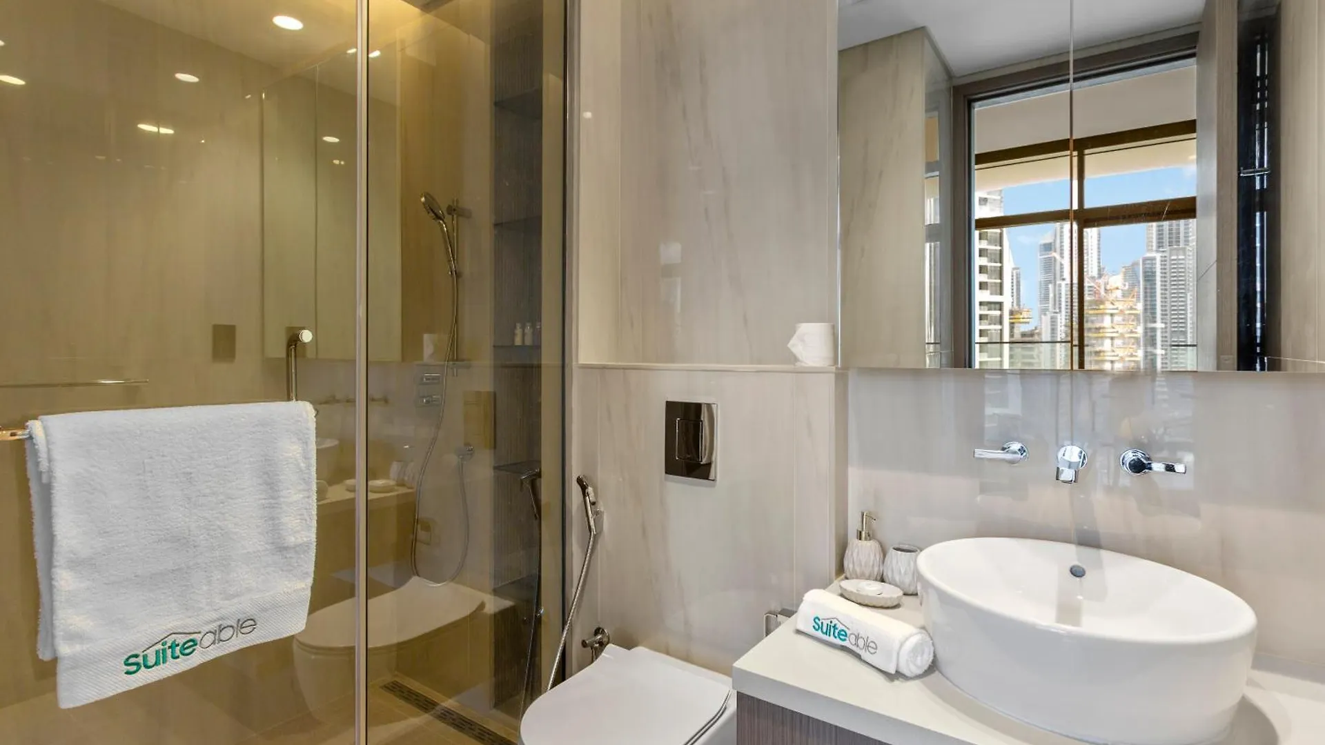 Διαμέρισμα Sleek 1Bedroom With Burj Khalifa View In Peninsula Ντουμπάι